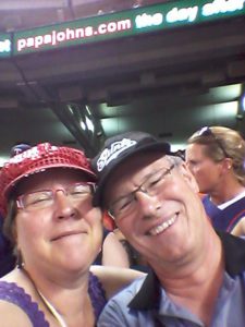 Tammy at MN saints game